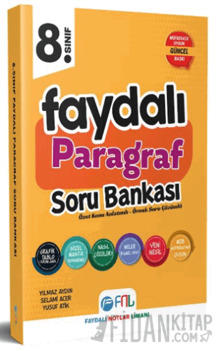 8. Sınıf Faydalı Paragraf Soru Bankası Yılmaz Aydın