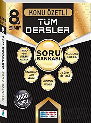 8. Sınıf Konu Özetli Tüm Dersler Soru Bankası Deniz Kubat