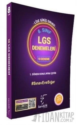 8. Sınıf LGS 1. Dönem Konuları 10 Deneme Sınavı Seti Kolektif