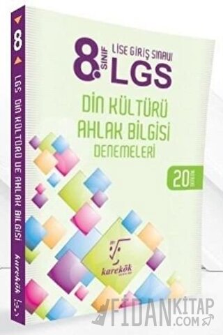 8. Sınıf LGS Din Kültürü Ahlak Bilgisi Denemeleri 20 Deneme Orhan Duş