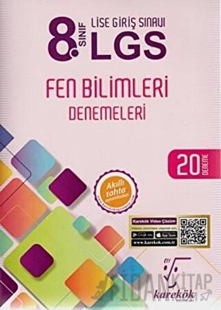 8. Sınıf LGS Fen Bilimleri Denemeleri 20 Deneme İnan Şarman