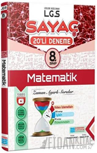 8. Sınıf LGS Sayaç Matematik 20'li Deneme Evrensel İletişim Yayınları 