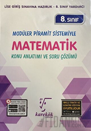 8. Sınıf Modüler Piramit Sistemiyle Matematik Konu Anlatımı ve Soru Çö