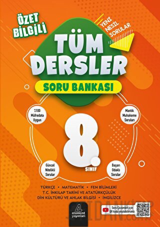 8. Sınıf Tüm Dersler Soru Bankası Kolektif