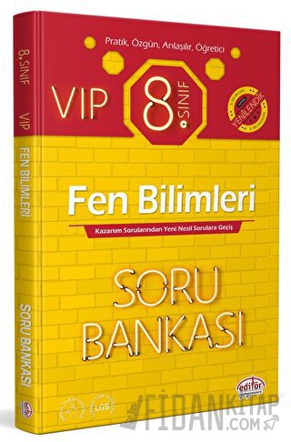 8. Sınıf VIP Fen Bilimleri Soru Bankası Kolektif