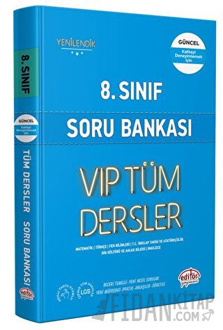 8. Sınıf VIP Tüm Dersler Soru Bankası Mavi Kitap Kolektif