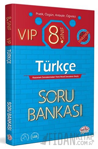 8. Sınıf VIP Türkçe Soru Bankası Kolektif