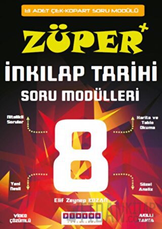 8. Sınıf Züper İnkılap Tarihi Soru Modülleri Elif Zeynep Kozan