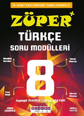 8. Sınıf Züper Türkçe Soru Modülleri Ayşegül Manisa