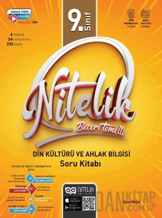 9. Sınıf Din Kültürü ve Ahlak Bilgisi Beceri Temelli Soru Kitabı Suat 