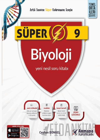 9. Sınıf Süper Biyoloji Yeni Nesil Soru Kitabı Ceyhan Döngel