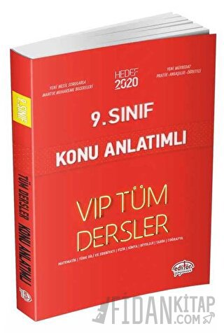 9. Sınıf VİP Tüm Dersler Konu Anlatımlı Kolektif