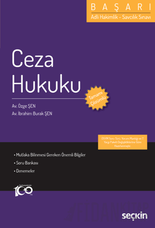 Adli Hakimlik – Savcılık SınavıBAŞARI – Ceza Hukuku Özge Şen