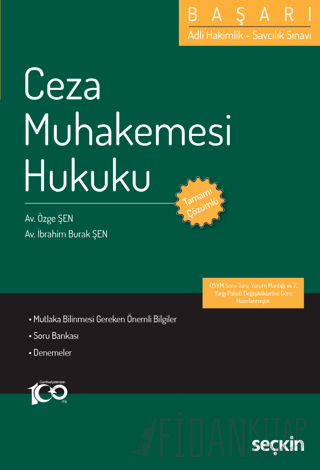 Adli Hakimlik – Savcılık SınavıBAŞARI – Ceza Muhakemesi Hukuku Özge Şe