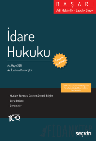 Adli Hakimlik – Savcılık SınavıBAŞARI – İdare Hukuku Özge Şen