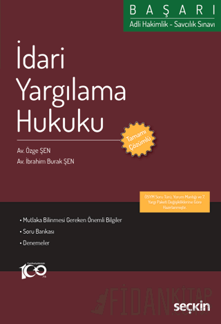 Adli Hakimlik – Savcılık SınavıBAŞARI – İdari Yargılama Hukuku Özge Şe