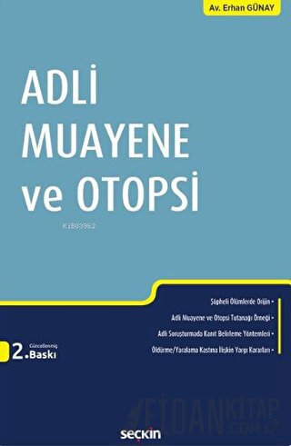 Adli Muayene ve Otopsi Erhan Günay