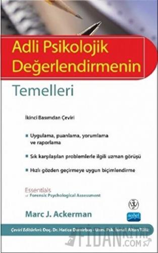 Adli Psikolojik Değerlendirmenin Temelleri Marc J. Ackerman