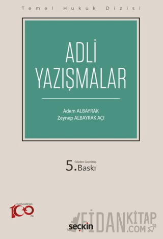 Temel Hukuk DizisiAdli Yazışmalar &#40;THD&#41; Adem Albayrak