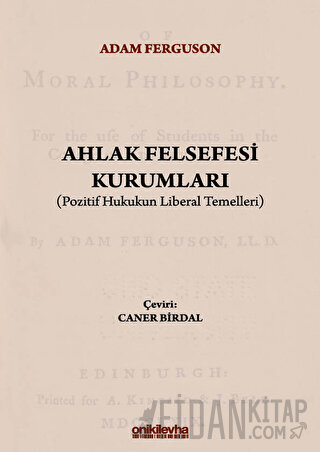 Ahlak Felsefesi Kurumları Adam Ferguson