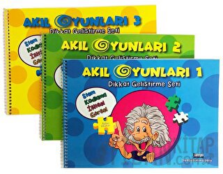 Akıl Oyunları Dikkat Geliştirme Seti (3 Kitap) Kolektif