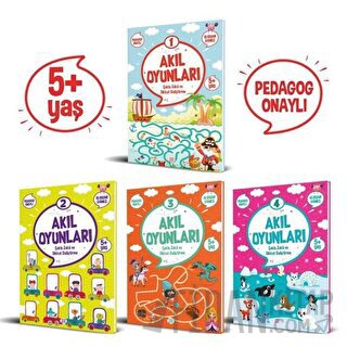 Akıl Oyunları Serisi (5+ Yaş) (4 Kitap Takım) Kolektif