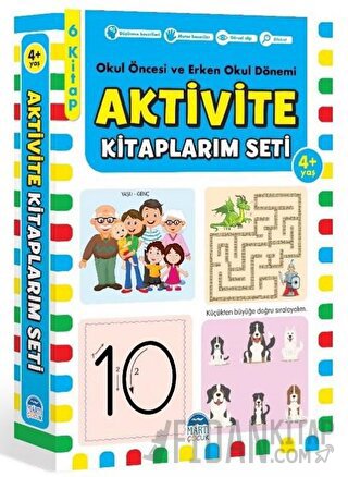 Aktivite Kitaplarım Seti 4+ Yaş - Okul Öncesi ve Erken Okul Dönemi Kol