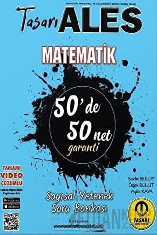 ALES Matematik 50'de 50 Net Garanti Sayısal Soru Bankası Aylin Kaya