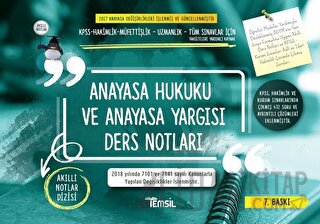 Anayasa Hukuku ve Anayasa Yargısı Ders Notları Kolektif