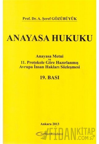 Anayasa Hukuku A. Şeref Gözübüyük