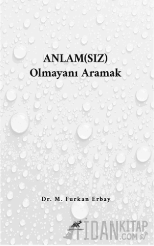 Anlam(sız) Olmayanı Aramak M. Furkan Erbay