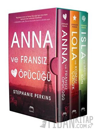 Anna-Lola-Isla Kutu Seti (3 Kitap Takım) (Ciltli) Stephanie Perkins