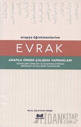 Arapça Öğretmenlerine Evrak Bilal Süleyman Debşe