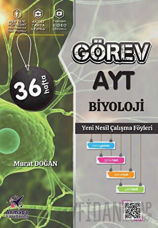 Armada Görev AYT Biyoloji Yeni Nesil Çalışma Föyleri Murat Doğan