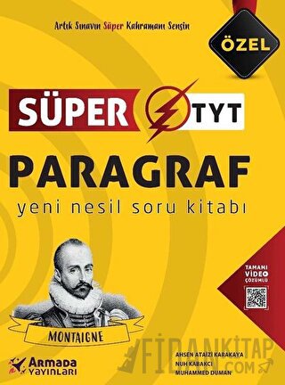 Armada YKS TYT Paragraf Süper Soru Kitabı Ahsen Ataizi Karakaya