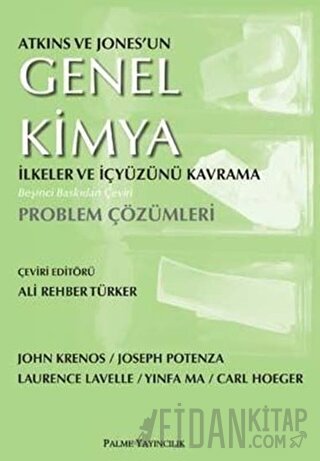 Atkins ve Jones'un Genel Kimya İlkeler ve İçyüzünü Kavrama Problem Çöz