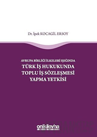 Avrupa Birliği İlkeleri Işığında Türk İş Hukukunda Toplu İş Sözleşmesi