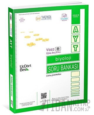 AYT Biyoloji Konu Özetli Soru Bankası Erdinç Çakıroğlu