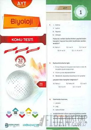 AYT Biyoloji Yaprak Test Kolektif