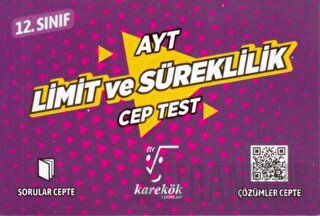 AYT Cep Test 12. Sınıf Limit ve Süreklilik Kolektif