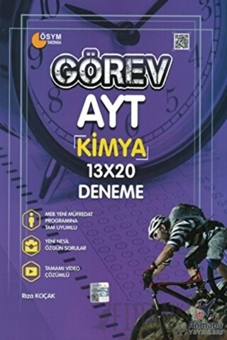 AYT Görev Kimya 13x20 Deneme Armada Yayınları Rıza Koçak