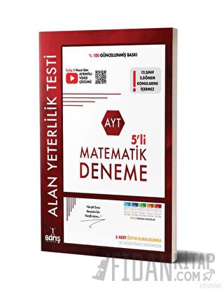 AYT Matematik 5 li Deneme Yazarın Kendi Yayını - Barış Çelenk Barış Çe