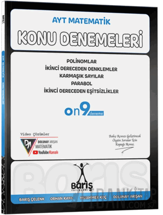 AYT Matematik Polinomlar İkinci Dereceden Denklemler - Eşitsizlikler K