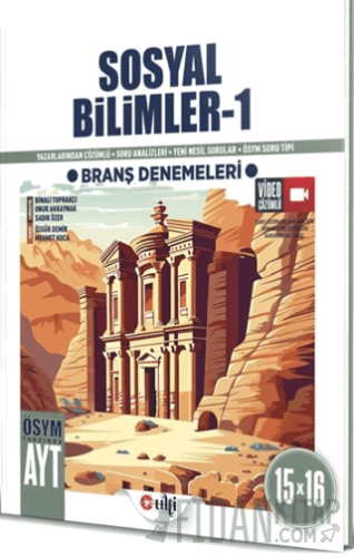 AYT Sosyal Bilimler 1 15 x 16 Branş Denemeleri Kollektif