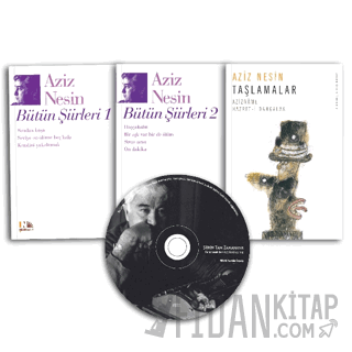 Aziz Nesin'den Şiirler: 3 Kitap 1 CD Aziz Nesin