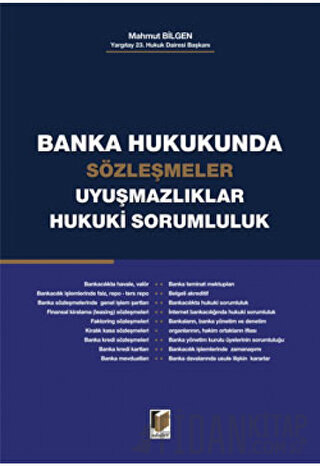 Banka Hukukunda Sözleşmeler Uyuşmazlıklar Hukuki Sorumluluk (Ciltli) M