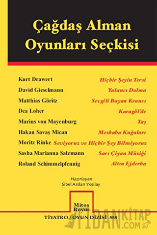 Çağdaş Alman Oyunları Seçkisi David Gieselmann