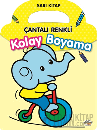 Çantalı Renkli Kolay Boyama- Sarı Kitap Kolektif