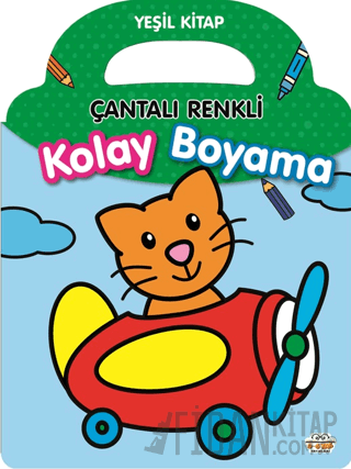 Çantalı Renkli Kolay Boyama- Yeşil Kitap Kolektif