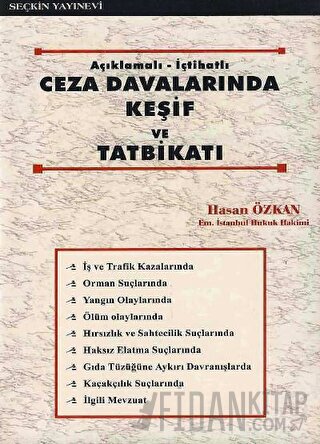 Ceza Davalarında Keşif ve Tatbikatı Hasan Özkan